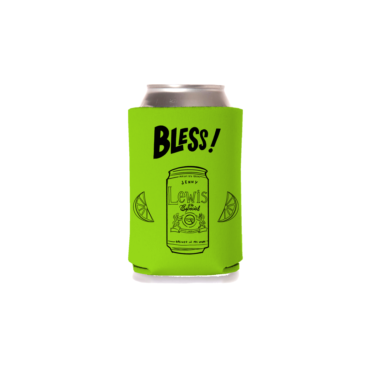 Bless! Lime Green Can Hugger