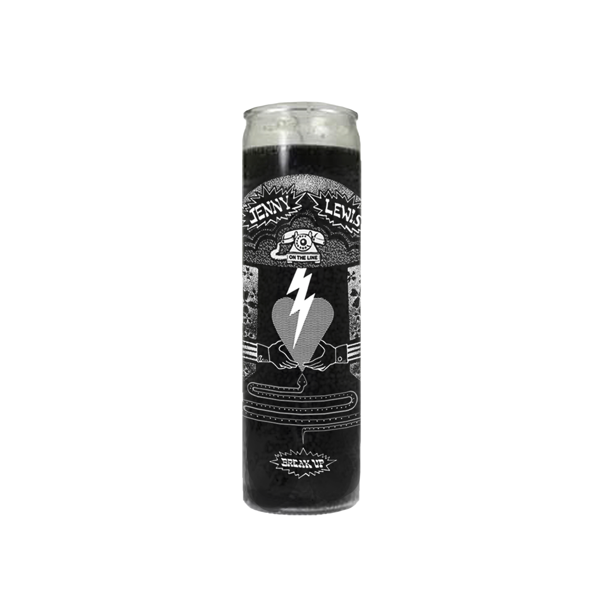 On The Line Black Candle - Jenny Lewis Store