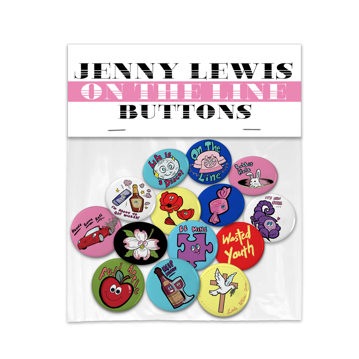 On The Line Button Set
