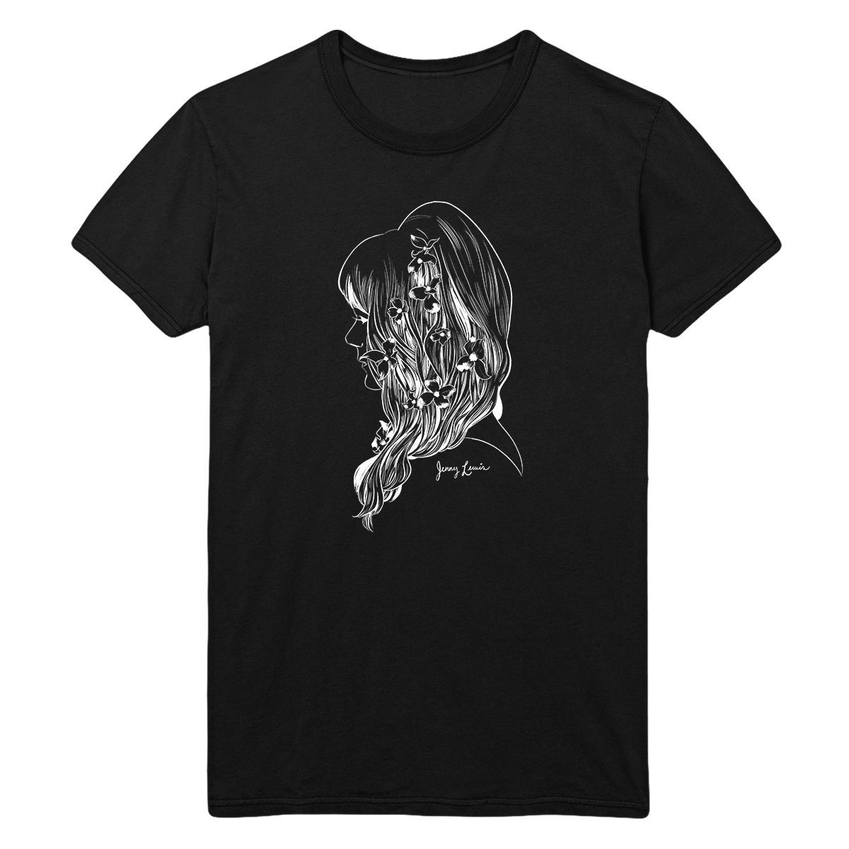 On The Line Outline Tee - Jenny Lewis Store