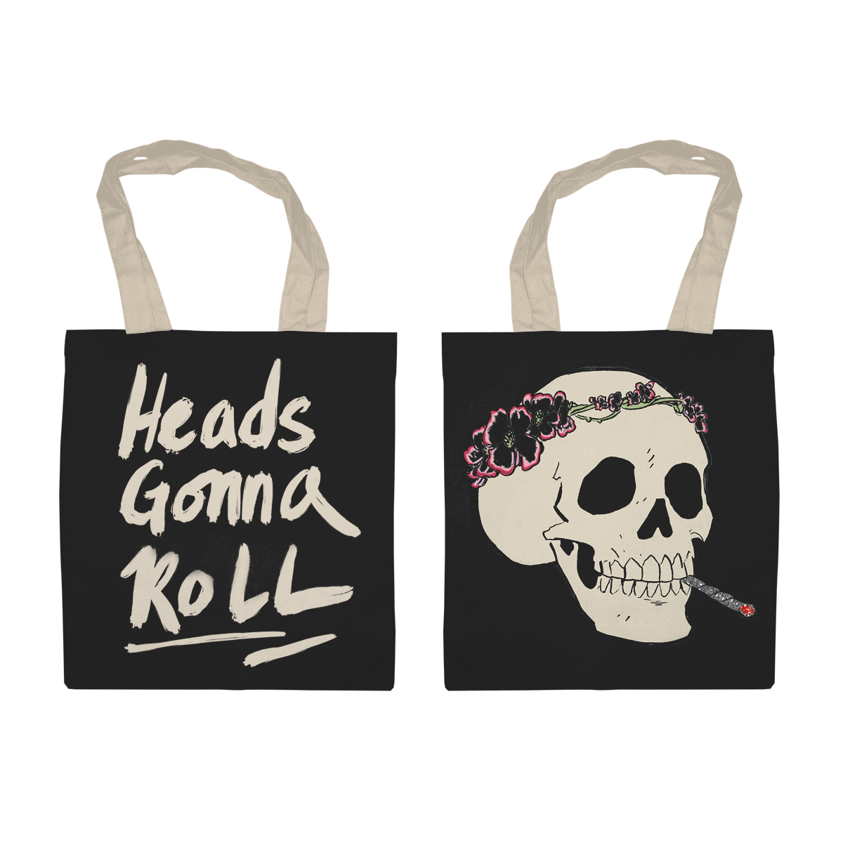 Heads Gonna Roll Skull Tote - Jenny Lewis Store